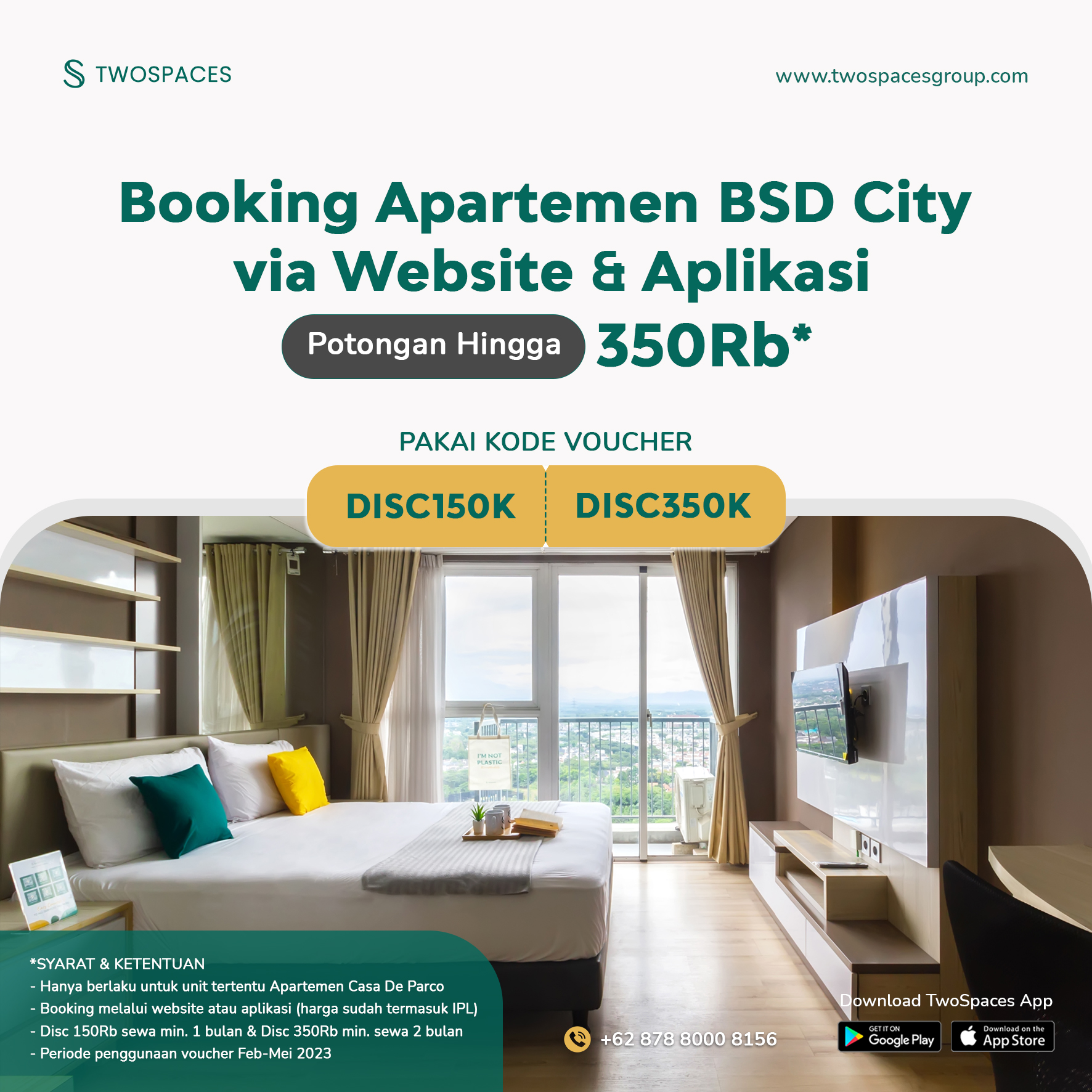 Promo Apartement Agustus